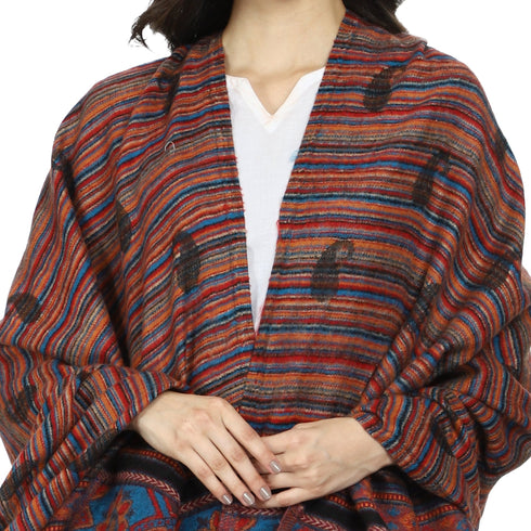 Women's Jamawar Kullu Woven Shawl